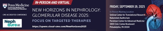 New Horizons in Nephrology 2025